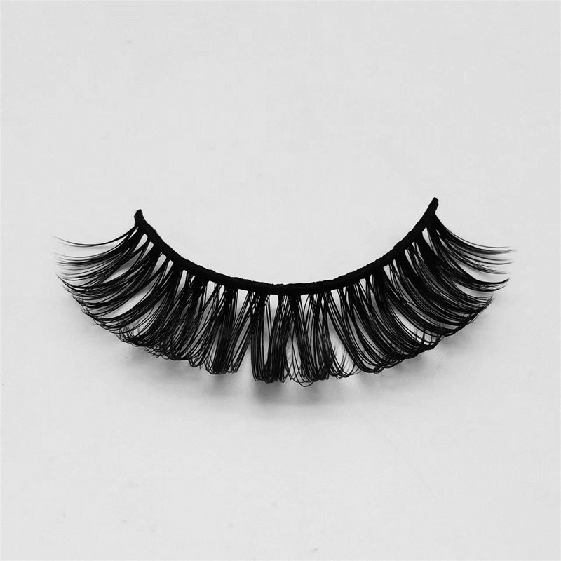 Cílios cat eye de 15 mm D curl Cílios russos em tiras
