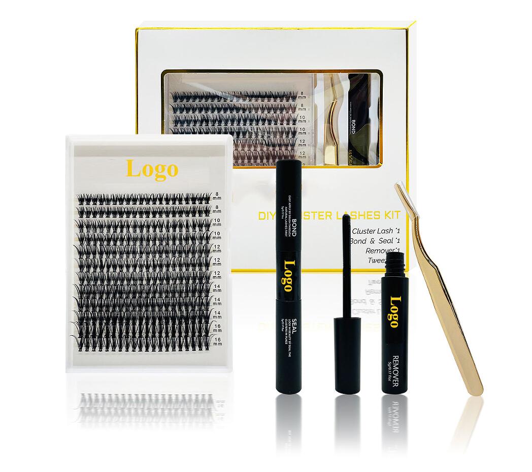Obtenha o visual perfeito de cílios fofos com o kit DIY Cluster Lash