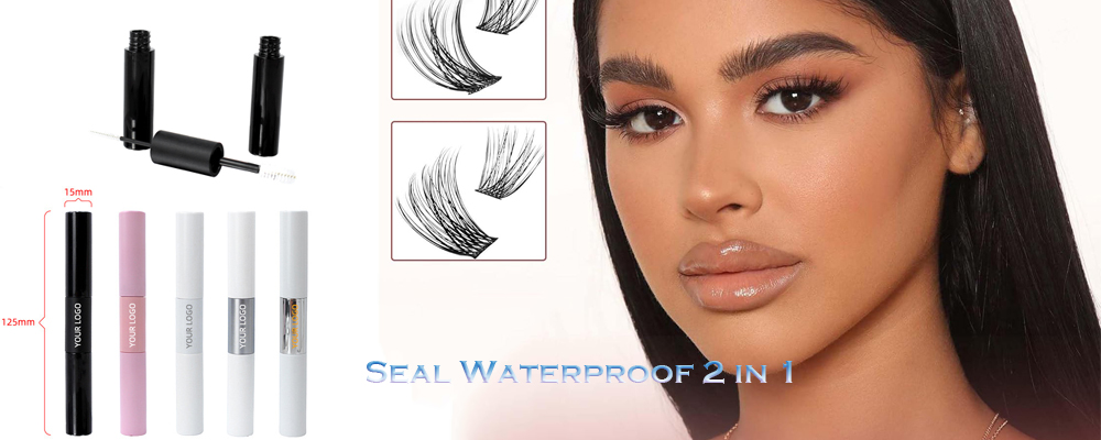 Um inovador Lash Bond and Seal 2 em 1 que proporciona uma extensão de cílios à prova d'água e de longa duração