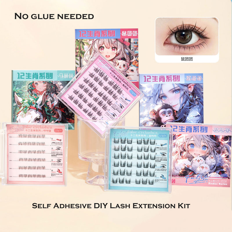 Com um Kit DIY Lash Extension, você pode obter cílios perfeitos sem cola!