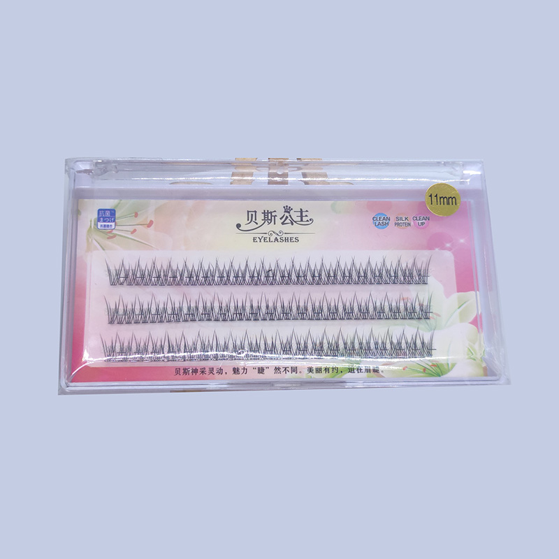 Extensões de cílios DIY rabo de peixe individuais rabo de peixe 10 mm
