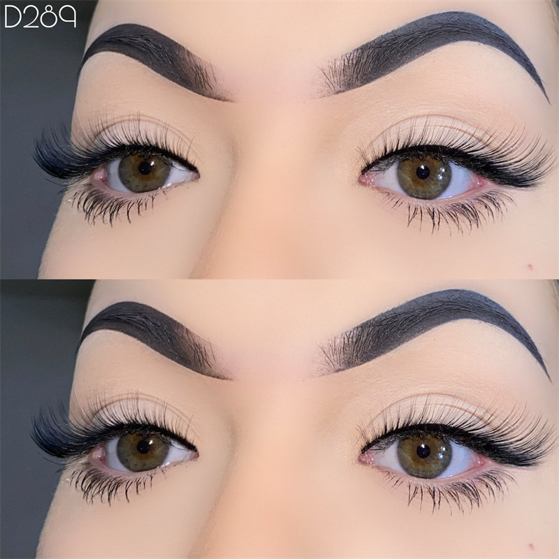 Fox Eye Lashes Cílios Postiços Finos Natural Look L Curl