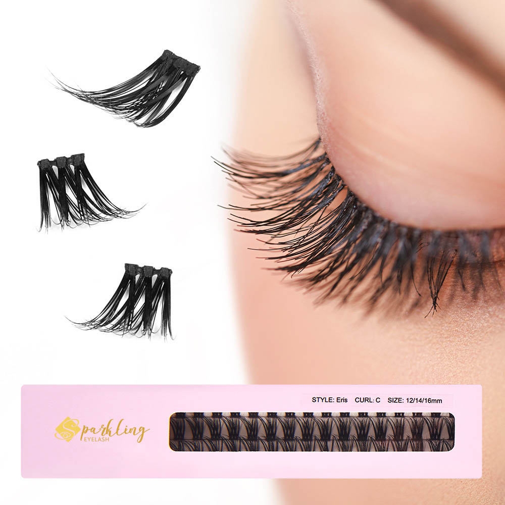 Extensão de cílios DIY D Curl cílios longos individuais